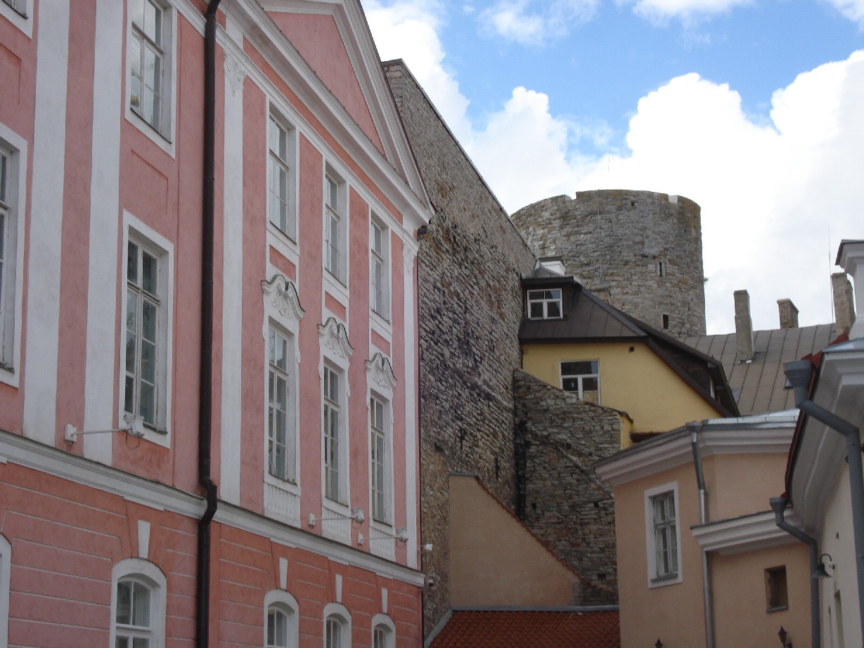 We loved the architectoral mix of Tallin's buildings.