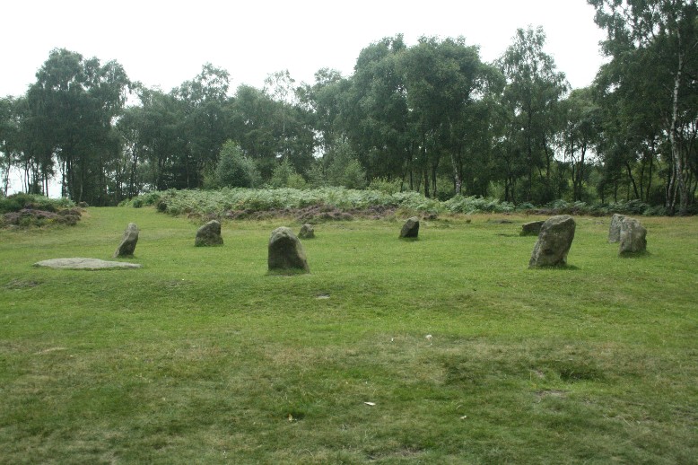 The Nice Ladies Stone Circle - not very impressive but still sacred by some. 