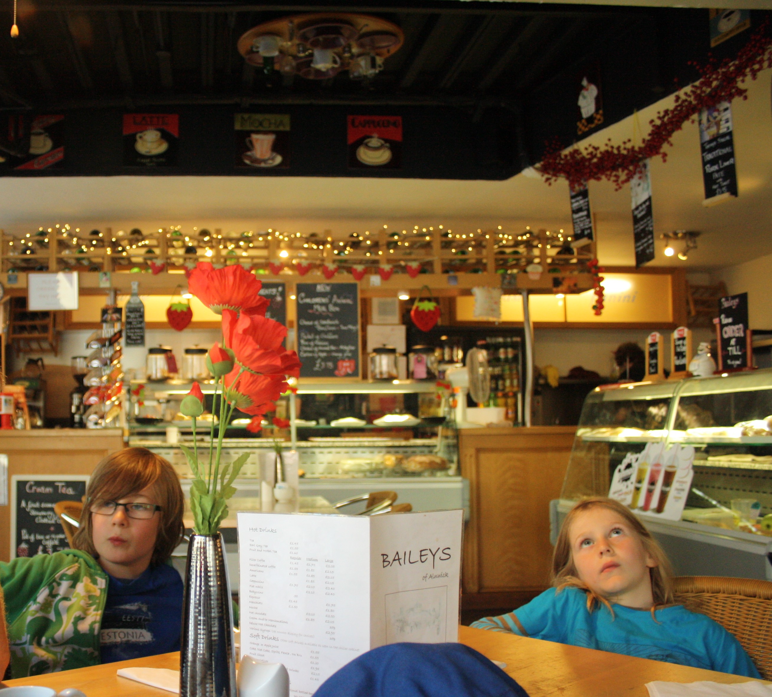 Look up! The Bailey's is decorated in an interesting way. 