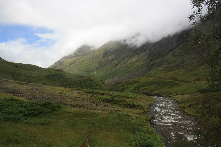 Glen Coe in the Scottish Highlands.