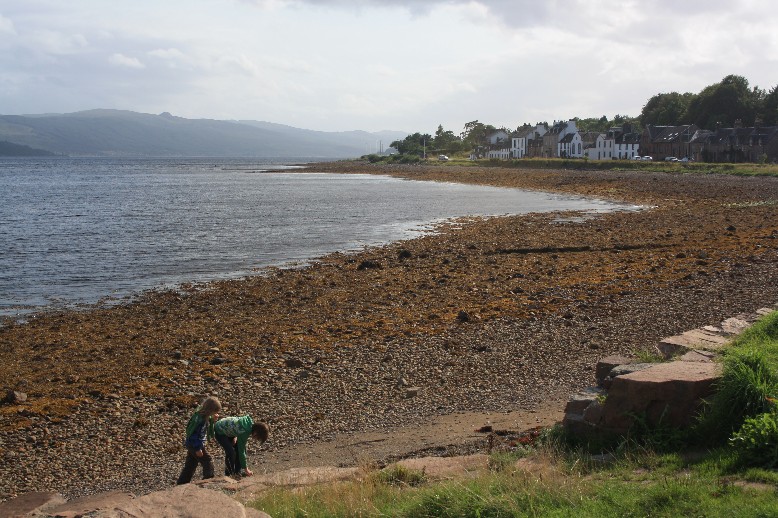 Close enough to a Norwegian fjord. The few houses of Inverary in the background. 