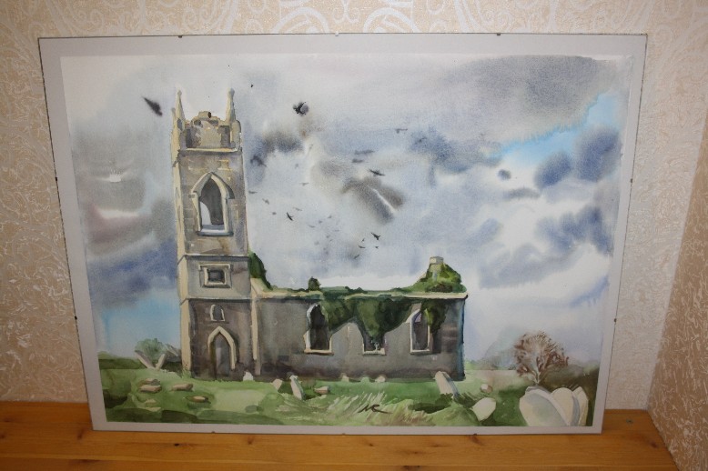 Aquarell painted by Maria Rizova, motif taken from a photo I took.