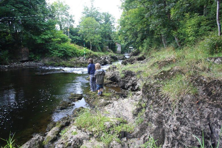 Down by the river in Llandysul.