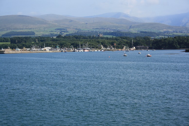 Beautiful view from the pier over Northern Wales.