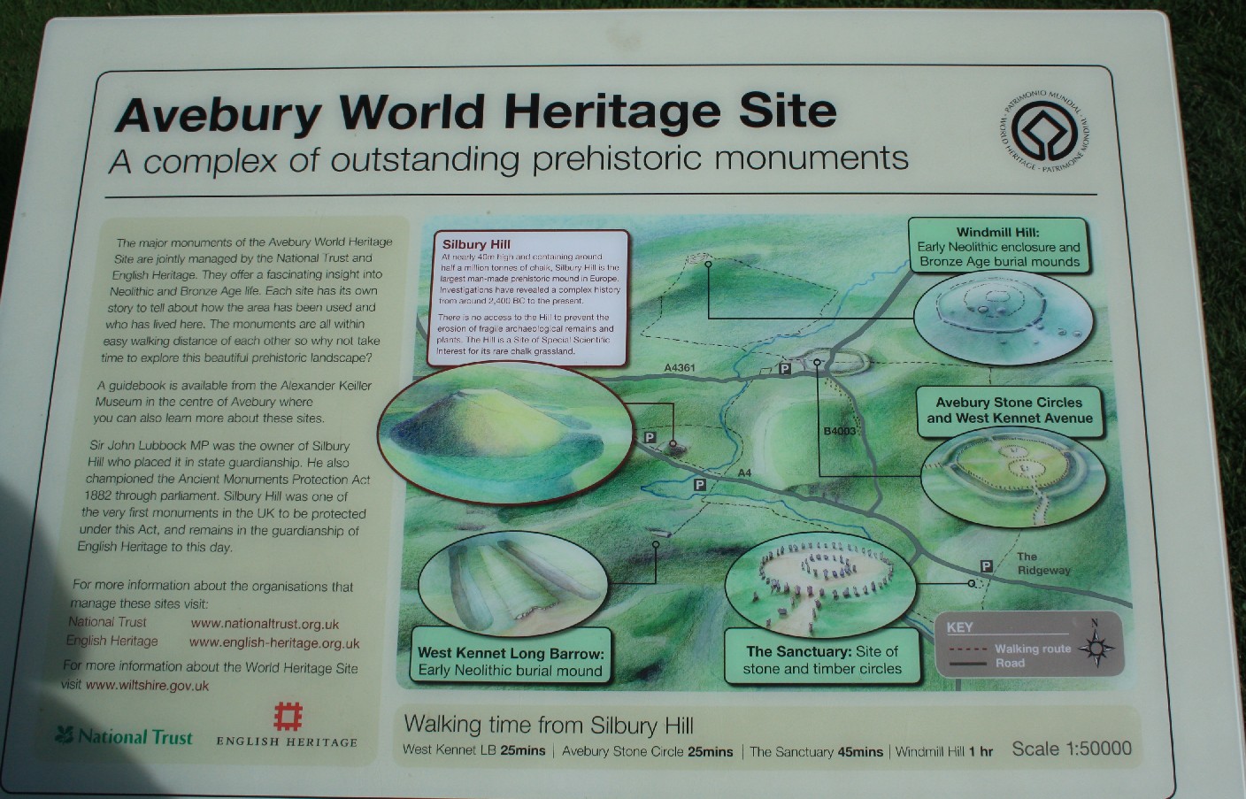 Avebury ist mehr als ein großer Steinkreis: Fünf prähistorische Monumente zählen zur World Heritage Site. (Avebury is more than a giant stone circle - there are four associated sites of prehistoric interest.)