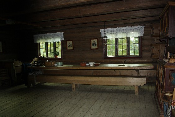 Viel Platz und viel Holz: ein norwegisches Bauernhaus.