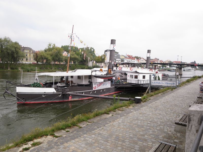 Kurios: Das kleine Schifffahrtsmuseum auf der Donau lag selbst zwölf Jahre auf dem Grund derselben. 