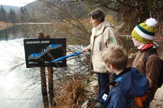 geführte wanderung an den Plitvicer Seen mit Kindern im November