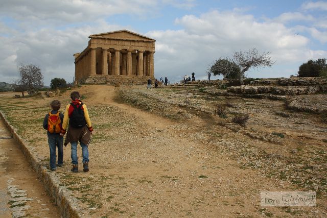 In Agrigento auf Sizilien ist einer der besterhaltenen griechischen Tempel zu finden. 