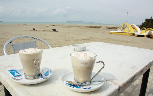 Albanien mit Kindern, Strand von Durres