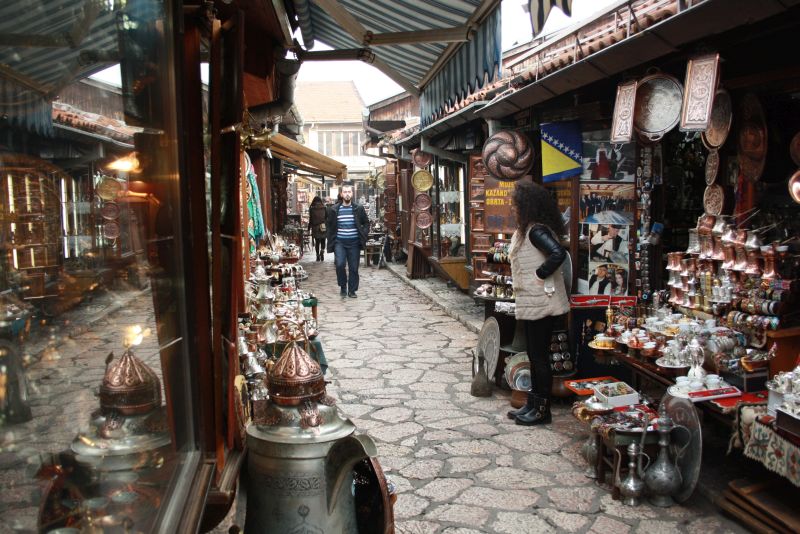 Gasse der Kupferschmiede, Sarajevo