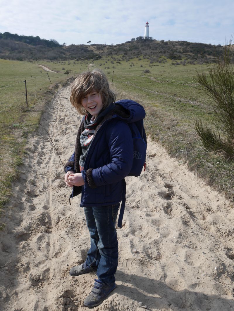 Hiddensee mit Kindern: Leuchtturm Dornbusch