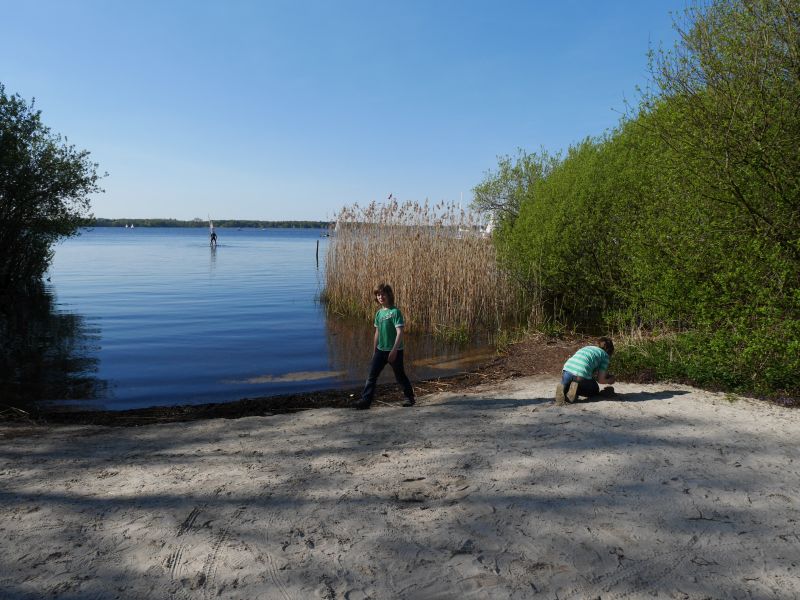 Zwischenahner Meer, Strand der Jugendherberge.