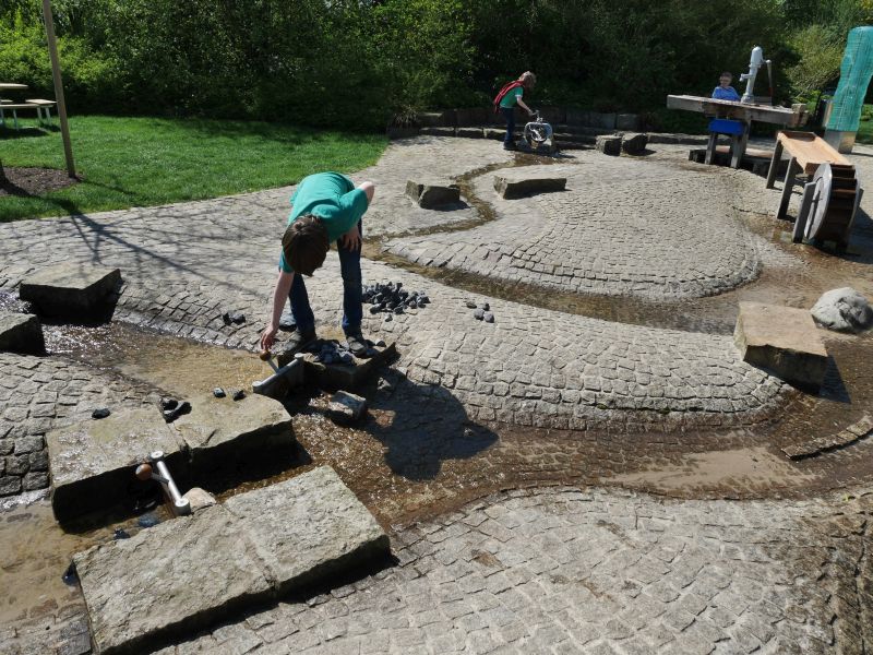 Wasserspielplatz im Park der Gärten, Bad Zwischenahn.