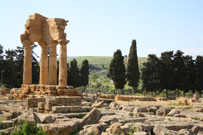 Dioskuren-Tempel in Agrigento, Sizilien