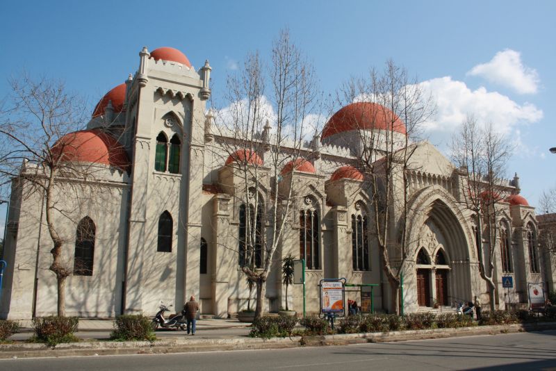 Kirche mit roten Kuppeln, Messina, Sizilien