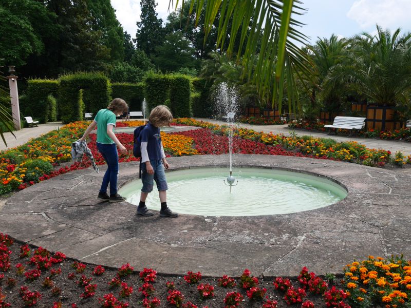 Bad Pyrmont mit Kindern, Palmengarten, Kurpark