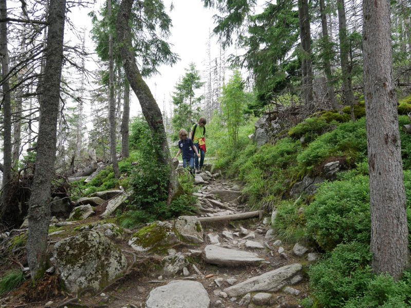 Hohe Tatra, Hrebienok, Wandern mit Kindern in der Slowakei