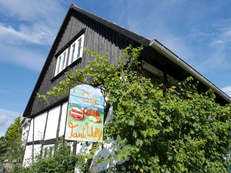 Usedom, Neppermin, Gartencafé Tante Wally