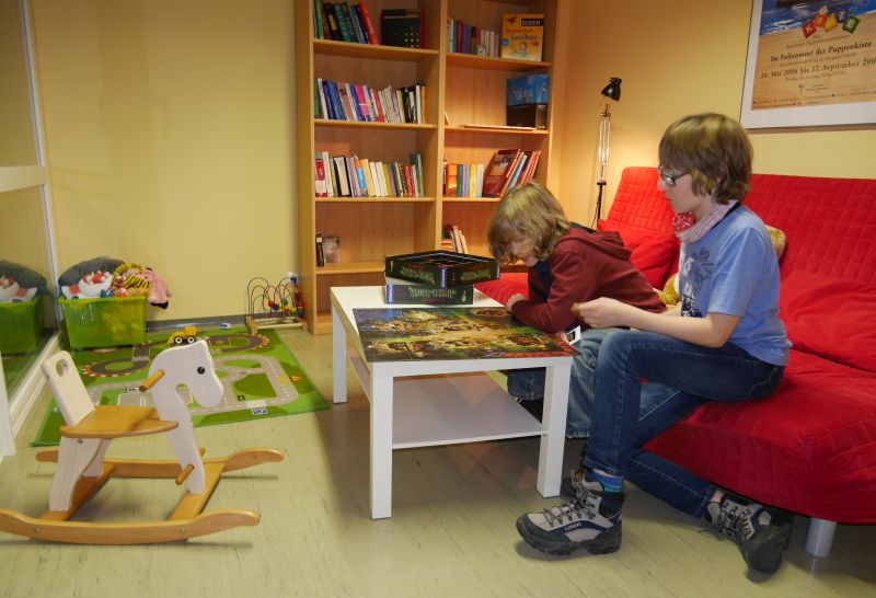 Augsburg mit Kindern, Jugendherberge Spielzimmer