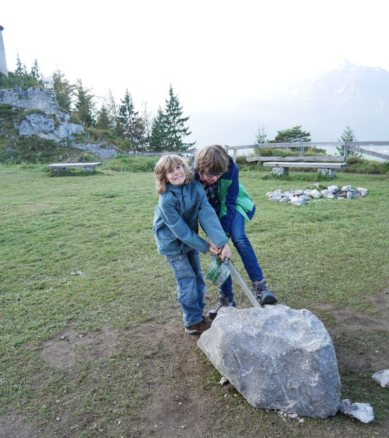 Magisches Schwert Schatzsuche, "Dem Ritter auf der Spur", Burgenwelt Ehrenberg, Reutte, Österreich