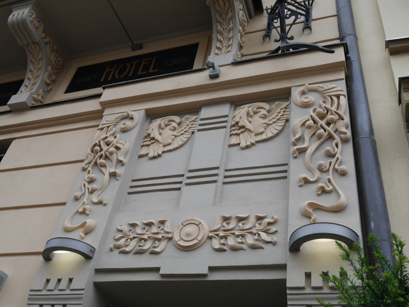 Fassade Hotel Slavia, Kosice, Slowakei, Jugendstil 