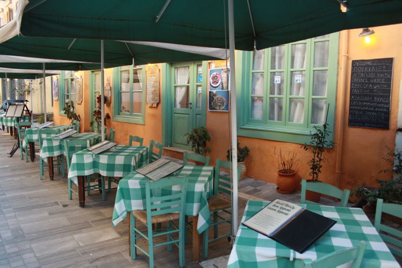 Nafplion, Peloponnes, Griechenland, Restaurant