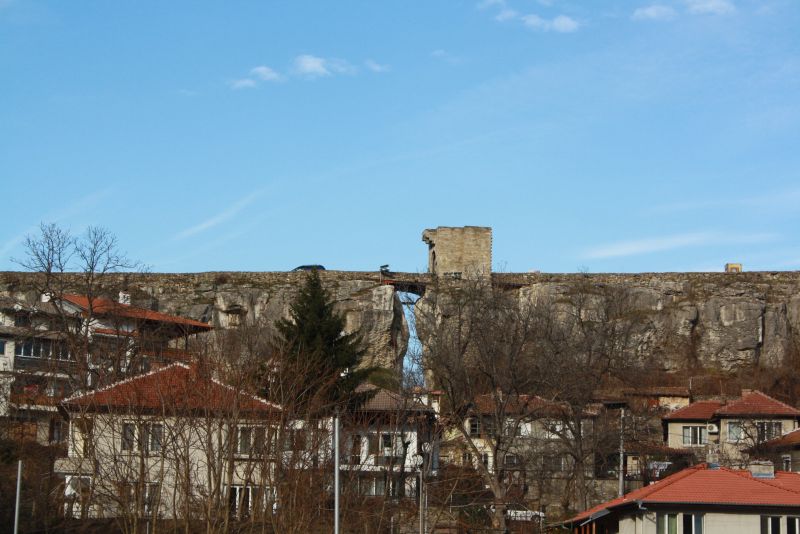 Weliko Tarnowo (Veliko Tarnovo), natürliche Festung mit Zugbrücke