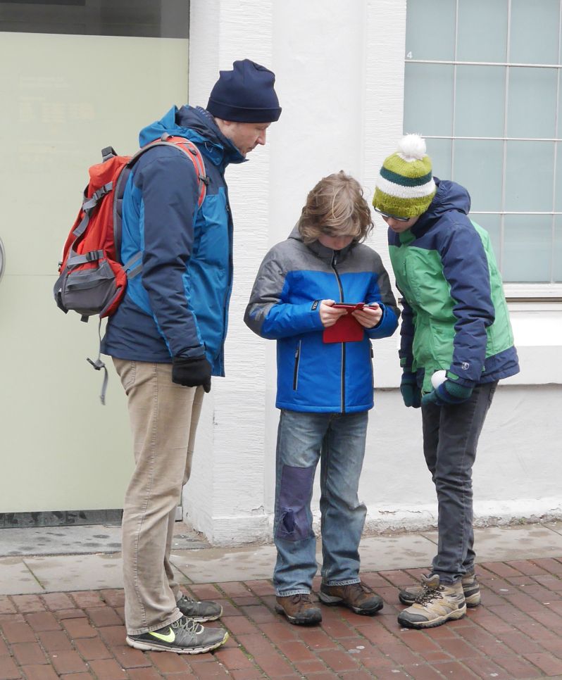 Geocaching, Familienausflug nach Lemgo