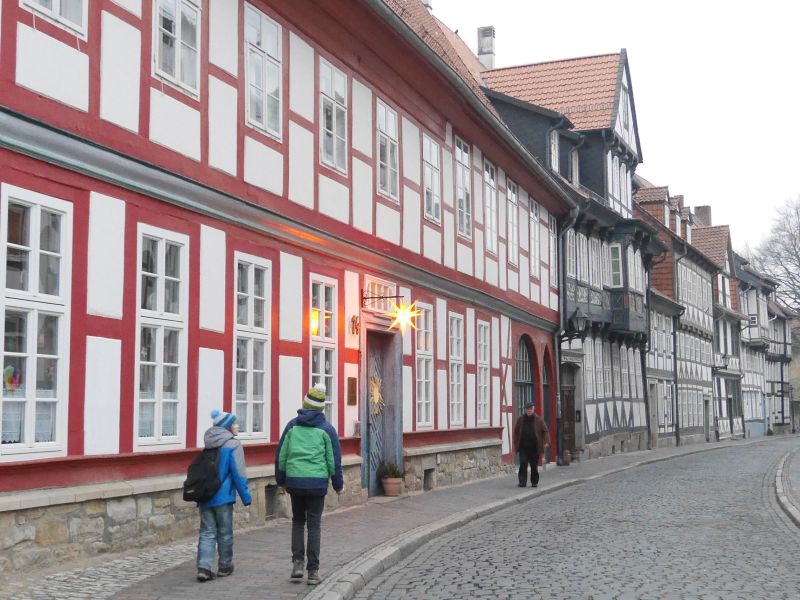 Hildesheim mit Kindern, Hinterer Brühl, Stadtbild