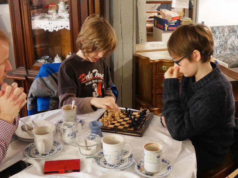 Kafenion Hildesheim, Café innen