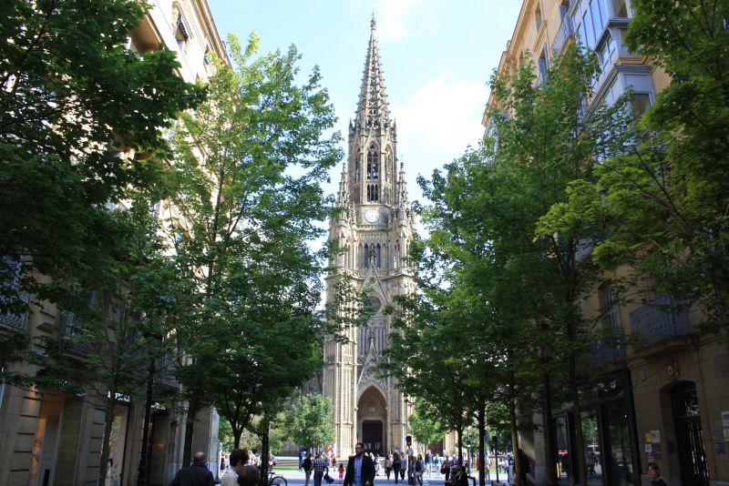 Donostia-San Sebastian, Stadtbild Kathedrale, Baskenland