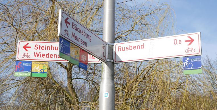 Fahrrad-Wegweiser Schaumburger Land, LandTour Bückeburg