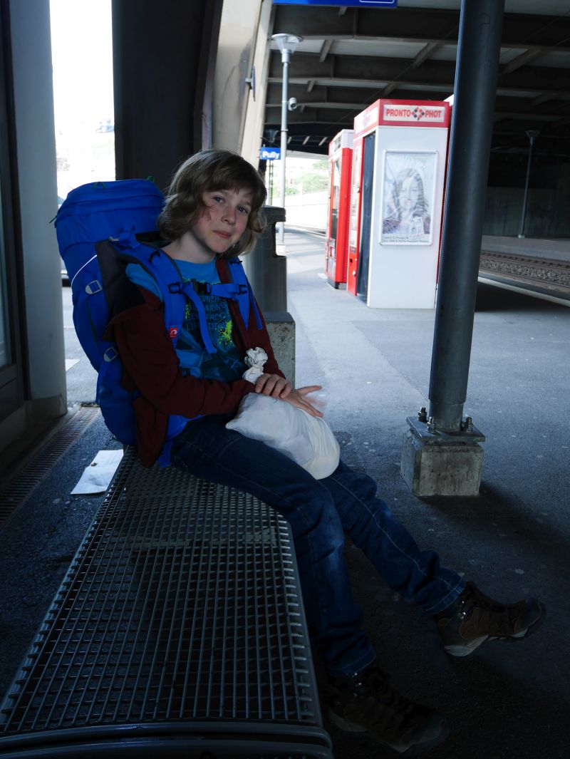 Backpacking mit Kind in der Schweiz, Bahnhof Pully, Lausanne