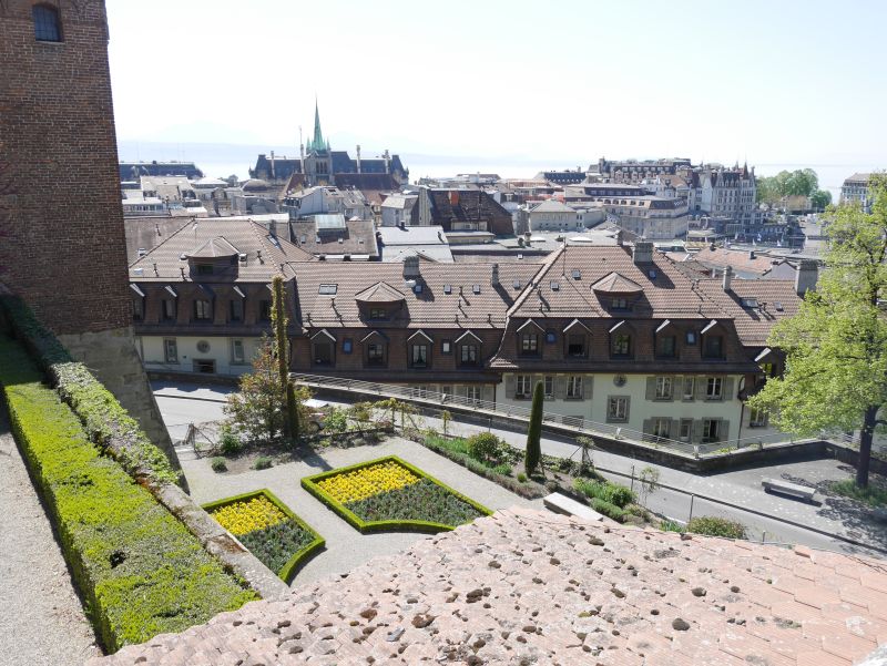 Blick über Lausanne, Schweiz