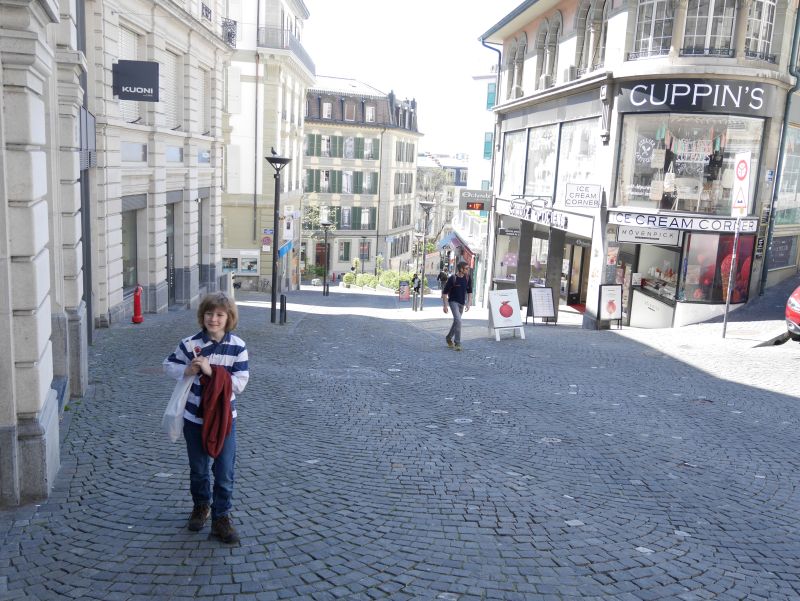 Lausanne mit Kindern, Fußgängerzone