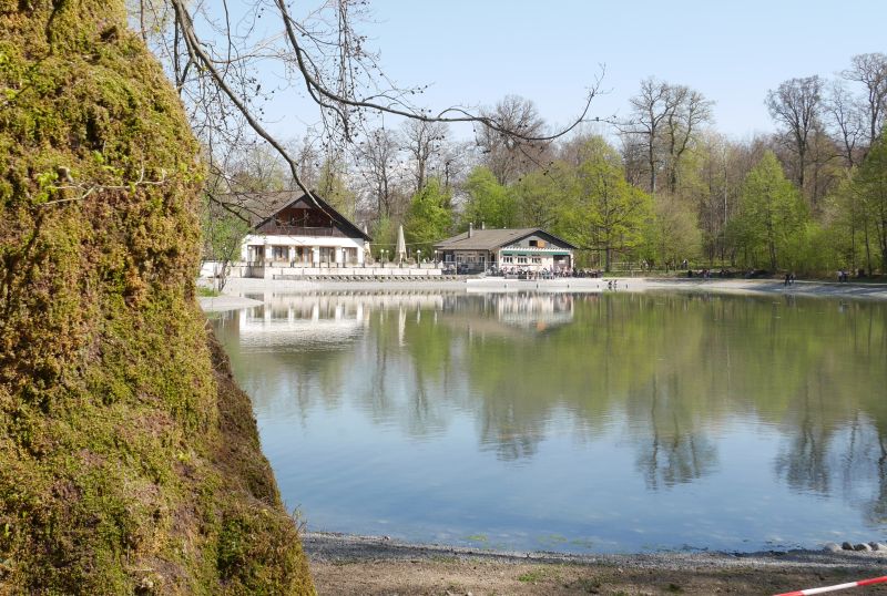 Lausanne mit Kind, Lac de Sauvabelin
