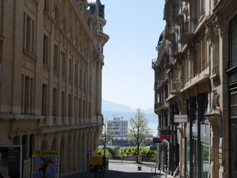 Lausanne Zentrum, Blick auf den Genfer See