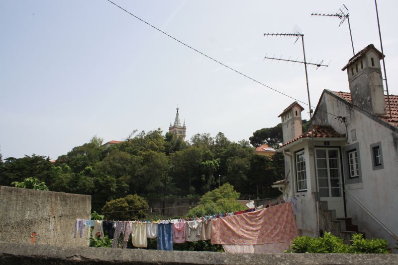 Sintra individuell, Haus mit Wäscheleine