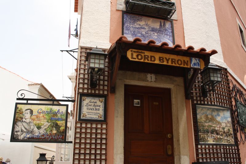 Lord Byron in Sintra, Portugal