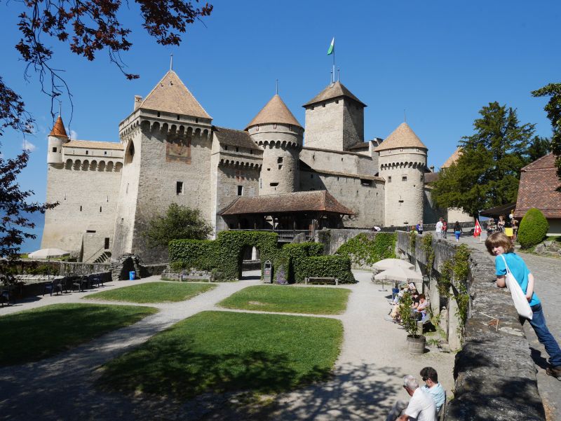 Montreux mit Kind, Chatau de Chillon zu Fuß