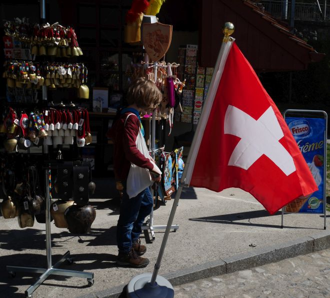 Montreux Schweiz mit Kind, Souvenirkitsch