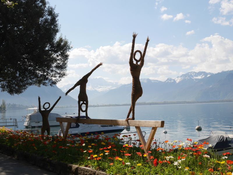 Quai des Fleurs, Montreux, Schweiz