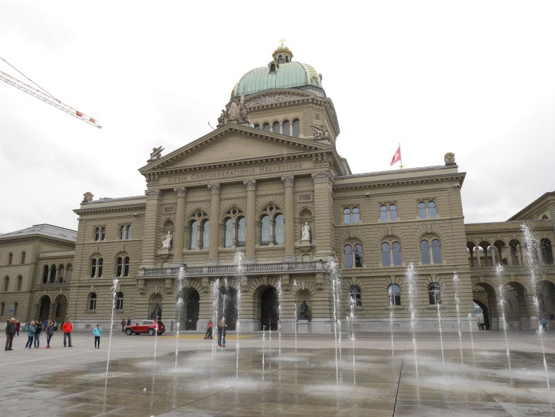 Im Berner Bundeshaus tagt das Schweizer Parlament. 