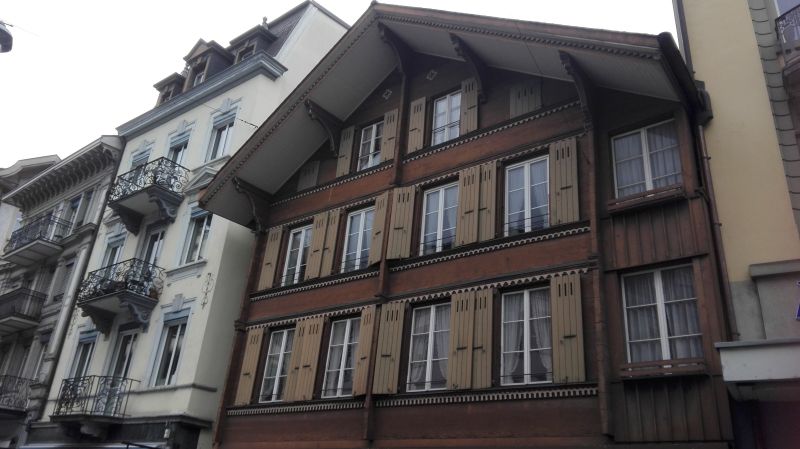 Ausblick auf Interlaken, Innenstadt