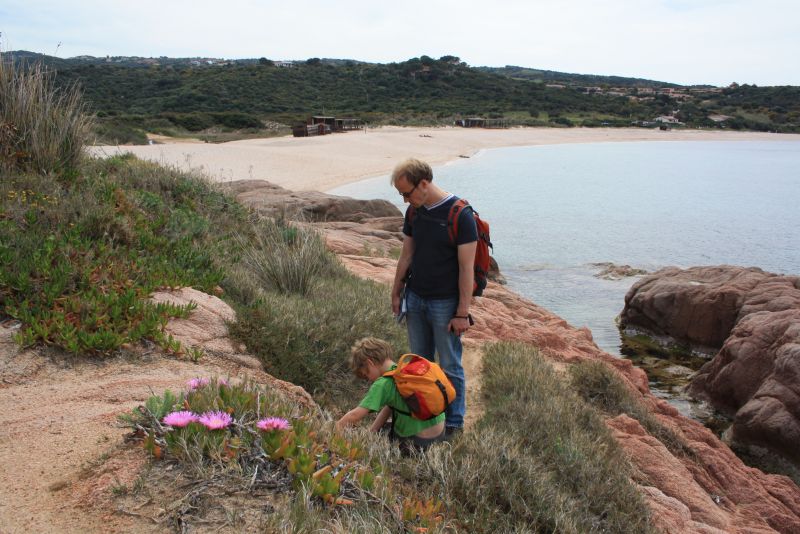Punta Caneddi, Isola Rossa, Wandern mit Kindern auf Sardinien