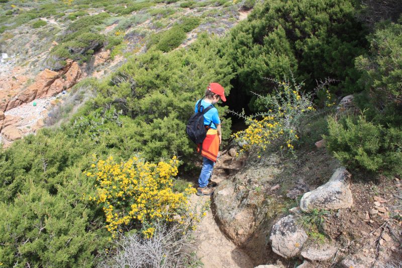 Wandern mit Kindern auf Sardinien, Macchia Tunnel