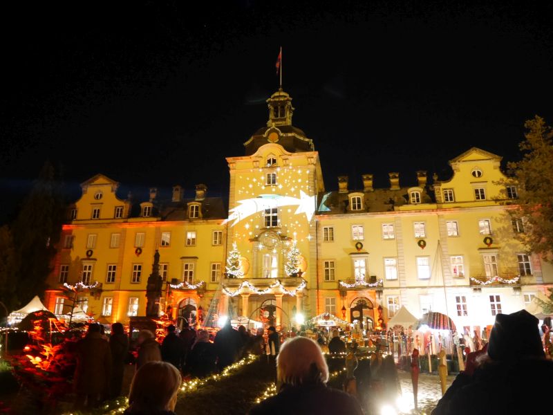 Weihnachtszauber Schloss Bückeburg mit Kindern, Illumination