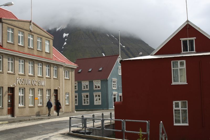 Isafjördur, Island, Innenstadt, Post