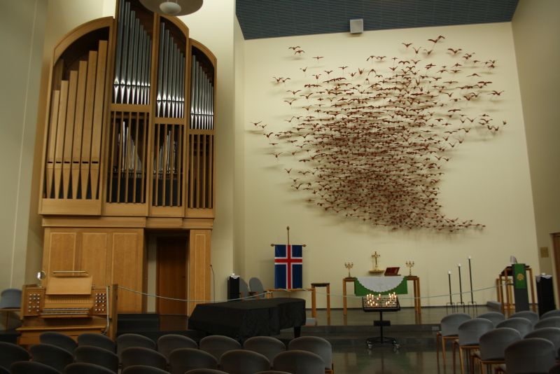 Isafjördur, Island, Kirche von innen